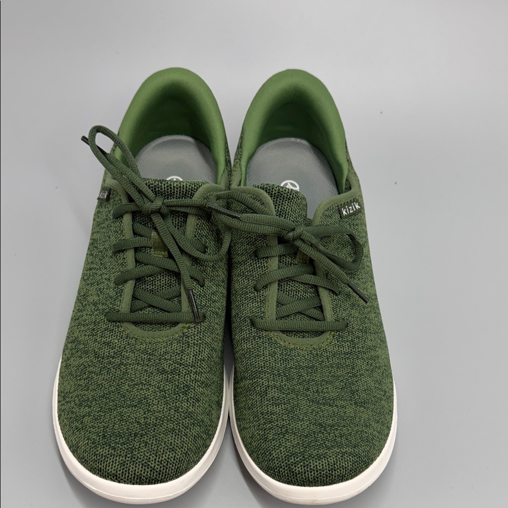 Kizik Madrid‎ Eco Knit Hands Free Sneakers Recycle Green Shoes Men's 11.5 wide